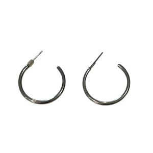 Silver Hoop Earrings